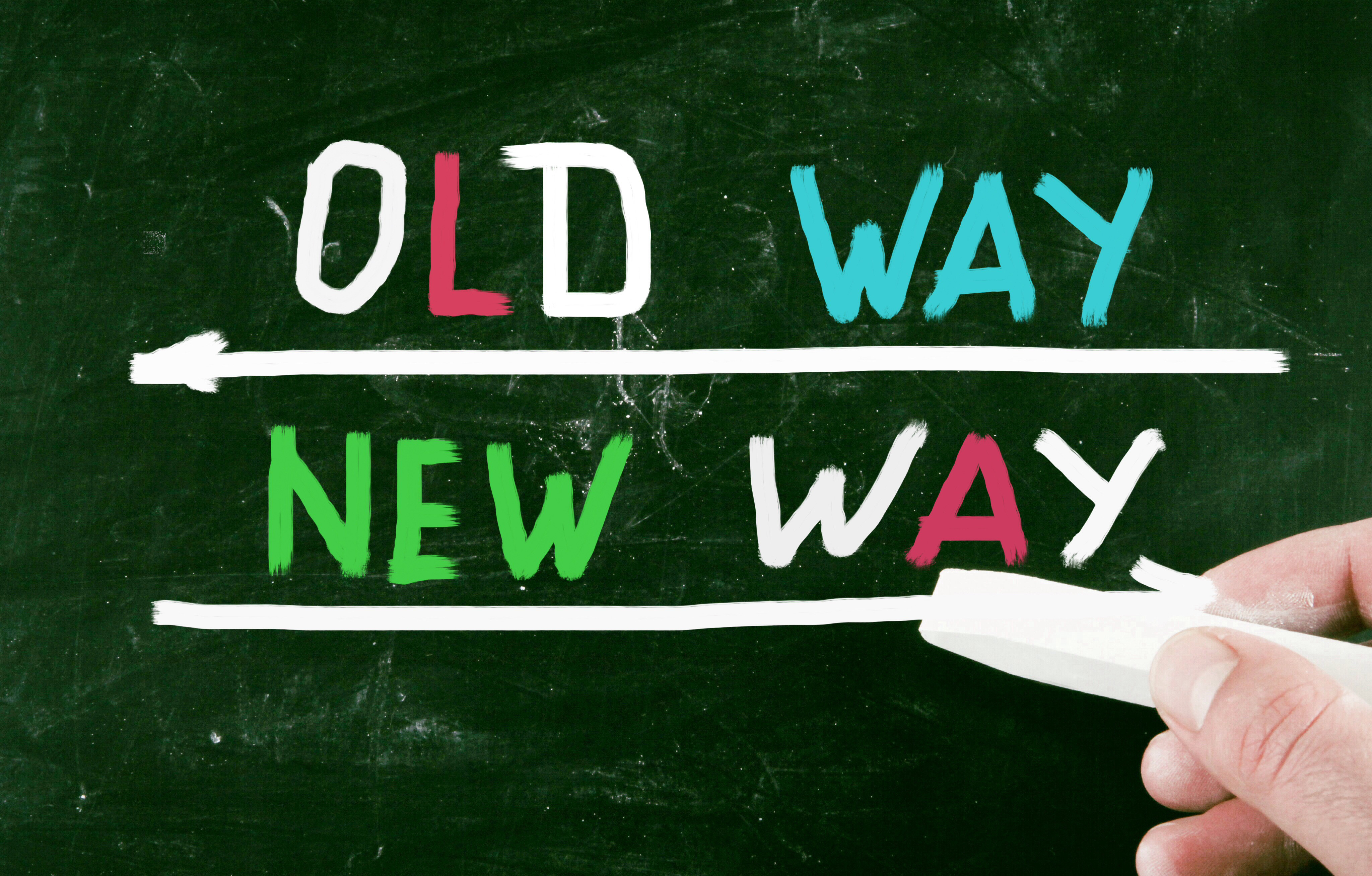 New ways. New way New start. New way.